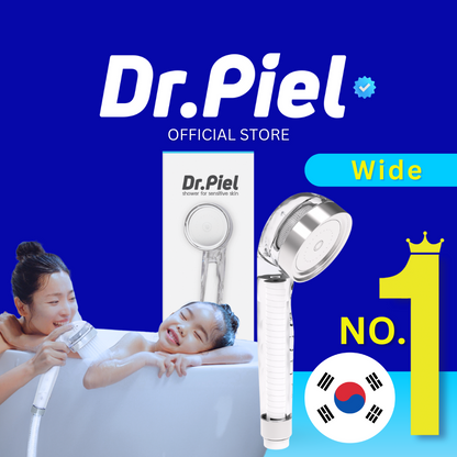 🇰🇷Dr.Piel Shower Head Wide ฝักบัวกรองน้ำแรงดันสูงอันดับ 1 จากเกาหลี